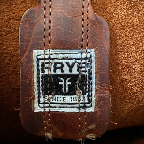 Frye 12R Harness Boots 9 Cognac MSRP $498 - Picture 3 of 5